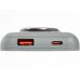 Магнитный беспроводной внешний аккумулятор MagnetIQ, 5000 mah, 10 W, серый Cool gray 7C