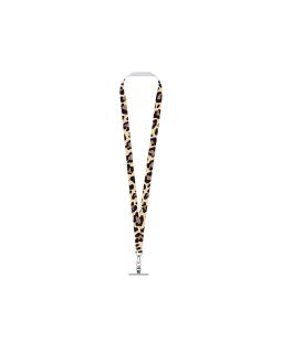Ланъярд 2 см под сублимацию с трендовым карабином и металлическим держателем для телефона, серебристый-foto2