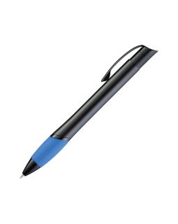 Ручка шариковая металлическая OPERA M, голубой/черный