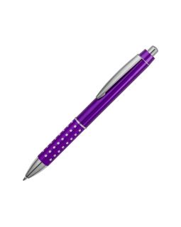 Ручка шариковая Bling, пурпурный, синие чернила