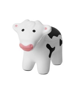 Антистресс Attis в форме коровы, белый/черный