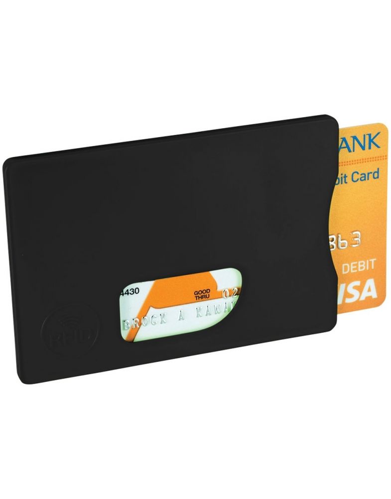 Защитный RFID чехол для кредитной карты Arnox, черный Защитный RFID чехол для кредитной карты Arnox, черный