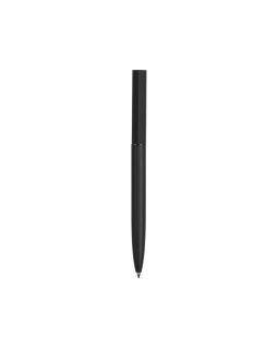 Шариковая металлическая ручка Minimalist софт-тач, черный-foto2