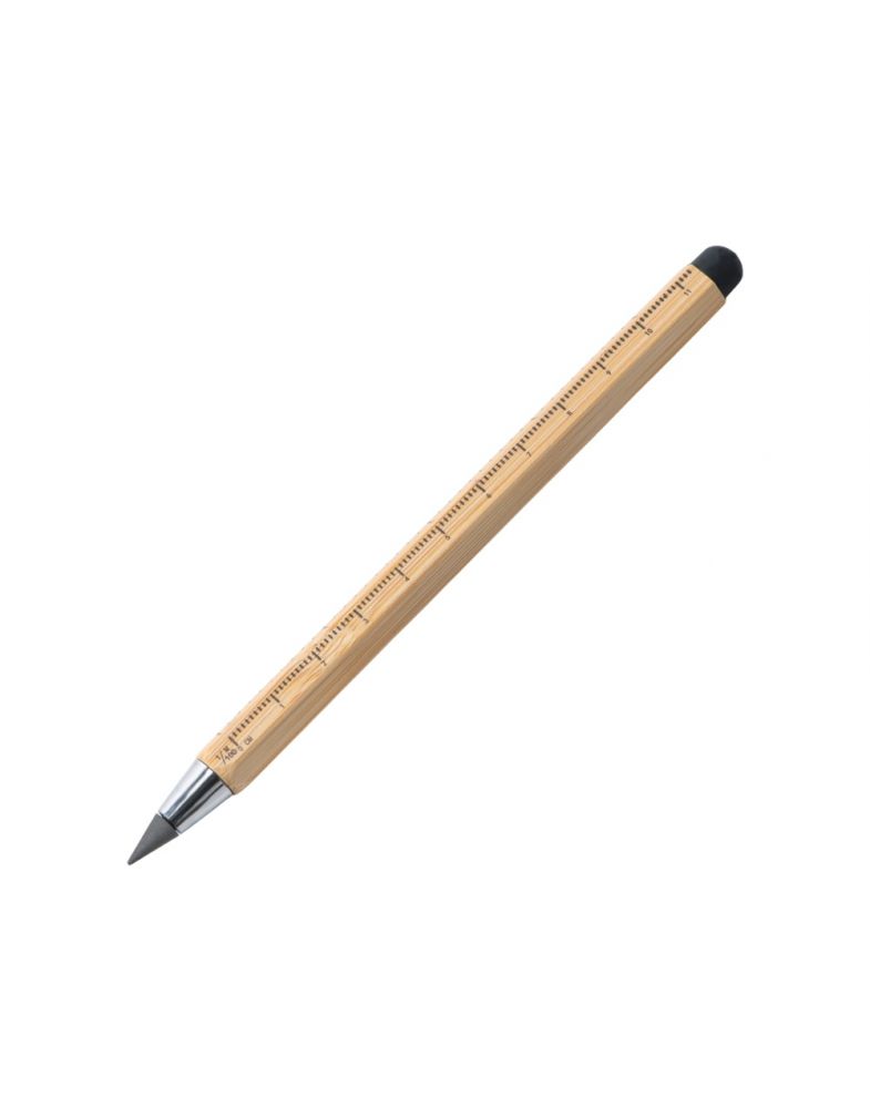 Вечный карандаш Sicily Bamboo из бамбука со стилусом и линейкой Вечный карандаш Sicily Bamboo из бамбука со стилусом и линейкой