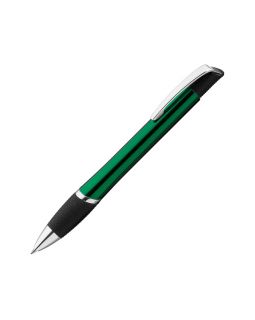 Ручка шариковая металлическая OPERA, синий, 1мм, зеленый