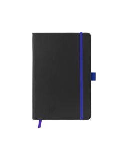 Блокнот ColorNote Black, твердая обложка A5, 80 листов, черный с синим-foto3