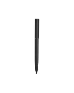 Шариковая металлическая ручка Minimalist софт-тач, черный-foto3