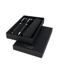 Подарочный набор ручек Carbon, черный