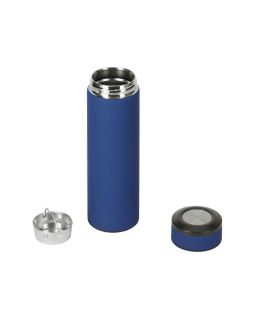 Вакуумный термос Vacuum Flask C1, soft touch, 420мл, темно-синий-foto2