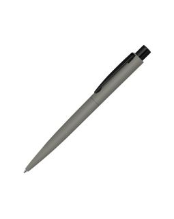 Ручка шариковая металлическая LUMOS M soft-touch, серый/черный