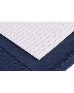 Портфолио А4 из RPET на молнии Harvey, 40 л FSC бумаги, синий-foto8