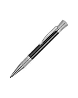 Ручка шариковая Charles Jourdan модель Eclipse в футляре, черный