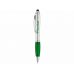 Ручка-стилус шариковая Nash, серебристый/зеленый