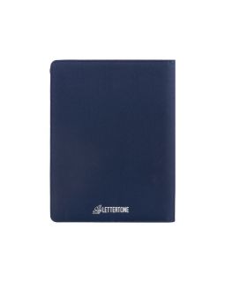 Портфолио А4 из RPET на молнии Harvey, 40 л FSC бумаги, синий-foto10