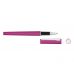 Ручка металлическая роллер Brush R GUM soft-touch с зеркальной гравировкой, розовый