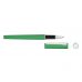 Ручка металлическая роллер Brush R GUM soft-touch с зеркальной гравировкой, зеленый