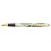 Перьевая ручка Cross Wanderlust Borneo, перо тонкое F, белый, зеленый