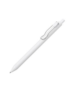 Ручка пластиковая шариковая Clip, софт-тач, белый