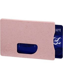 Чехол для карт RFID Straw, розовый