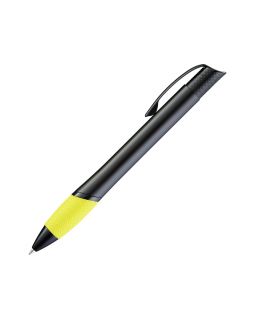 Ручка шариковая металлическая OPERA M, желтый/черный