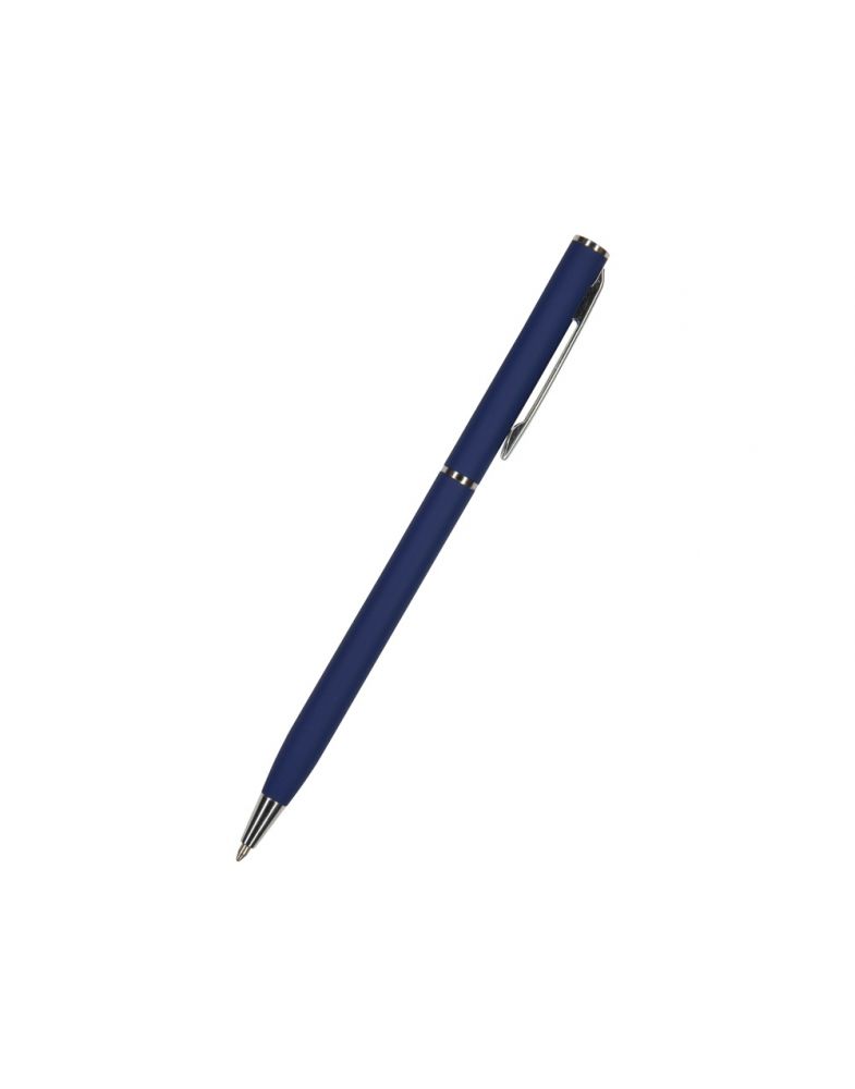 Ручка шариковая автоматическая BrunoVisconti® PALERMO цвет корпуса темно-синий, soft-touch, 0.7 мм Ручка шариковая автоматическая BrunoVisconti® PALERMO цвет корпуса темно-синий, soft-touch, 0.7 мм