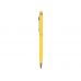 Ручка-стилус металлическая шариковая Jucy, желтый