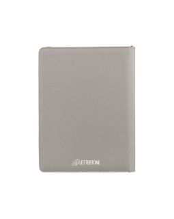 Портфолио А4 из RPET на молнии Harvey, 40 л FSC бумаги, серый-foto10