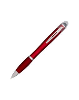 Ручка цветная светящаяся Nash, красный