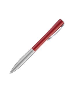 Ручка шариковая металлическая RAISE, красный/серый