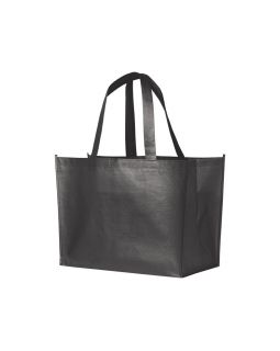 Ламинированная сумка-шоппер Alloy, стальной серый
