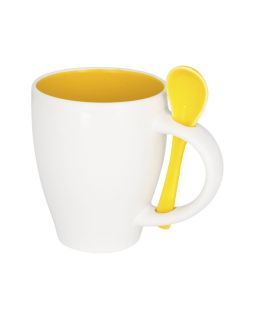 Чашка Nadu с ложкой, желтый