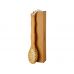 2-сторонняя щетка Orion из бамбуковой древесины для душа и массажа, натуральный