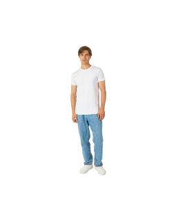 Футболка HD Fit короткий рукав с эластаном, мужская, белый-foto4
