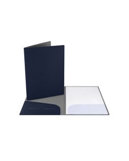 Папка классическая из экокожи Favor, темно-синий-foto3