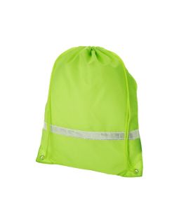 Рюкзак ''Premium'' со светоотражающей полоской, неоновый зеленый