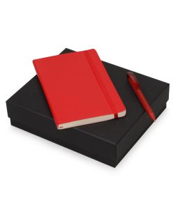 Подарочный набор Moleskine Amelie с блокнотом А5 Soft и ручкой, красный
