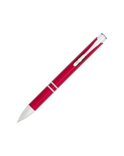 Шариковая ручка Moneta из АБС-пластика, темно-красный