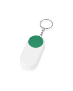 Брелок-футляр для  таблеток Pill, белый/зеленый