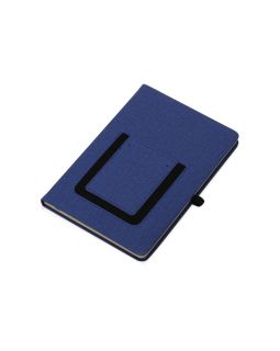 Блокнот Pocket 140*205 мм с карманом для телефона, синий