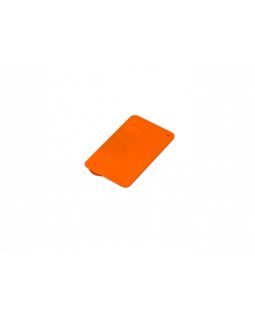 USB-флешка на 8 Гб в виде пластиковой карточки, оранжевый