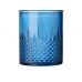 Подставка для чайной свечи из переработанного стекла Estrel, синий прозрачный