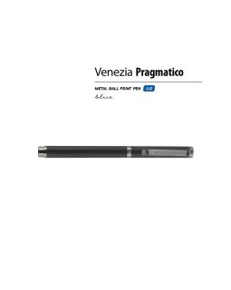 Ручка металлическая шариковая Venezia Pragmatico софт-тач,черный-foto2