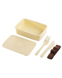 Ланч-бокс Meal из бамбукового волокна, бежевый-foto3