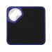 Подставка для кружки с открывалкой Liso, черный/синий