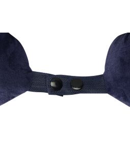 Подушка Basic из микрофибры с эффектом памяти U-shape, синий-foto4